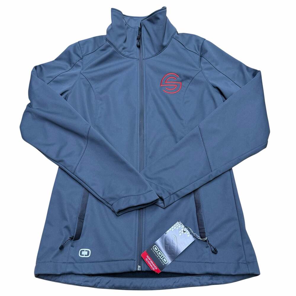 OGIO ENDURANCE Ladies Custom Crux Soft Shell LOE720 Gear Grey